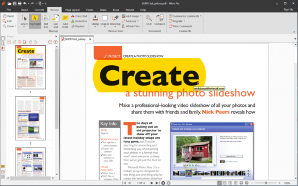 nitro pro 11 pdf editor